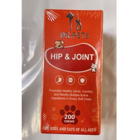 Joint Supplements For Dogs And Cats With Glucosamine, Chondroitin, 10 Vitamins, Hyaluronic Acid And MSM