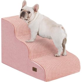 ABCPET Dog Steps 3Step Pet Stairs 15.7 InchesHigh Suitable For High Beds & Sofas Non-Slip Stable  Indoor Use,Pickup Only